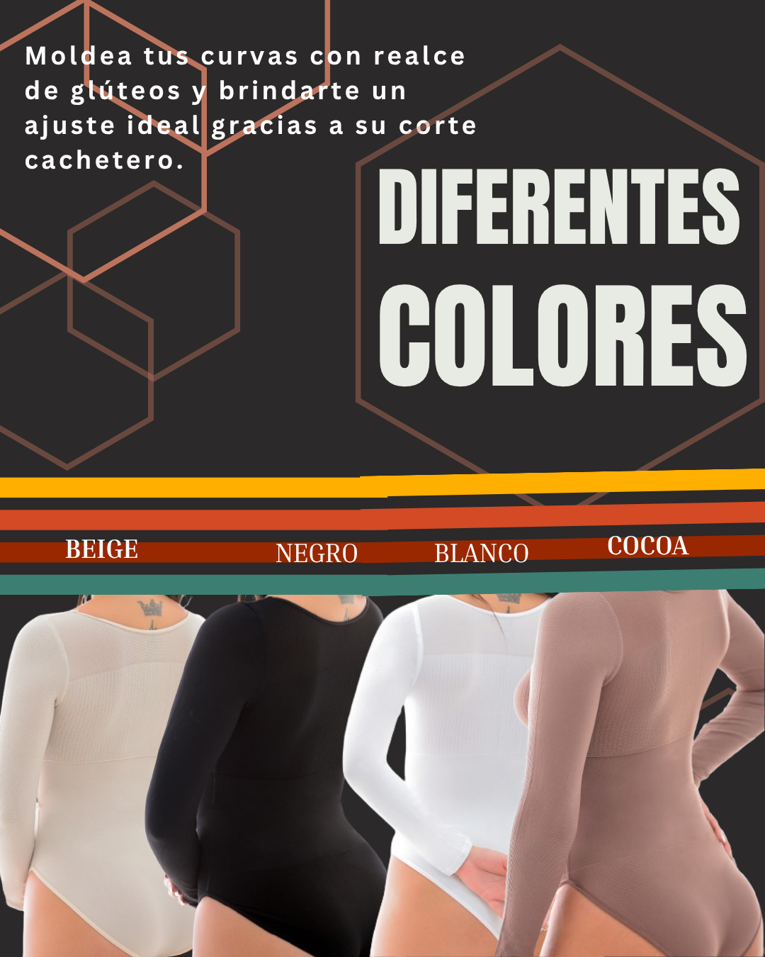 BODY MOLDEADOR MANGA LARGA