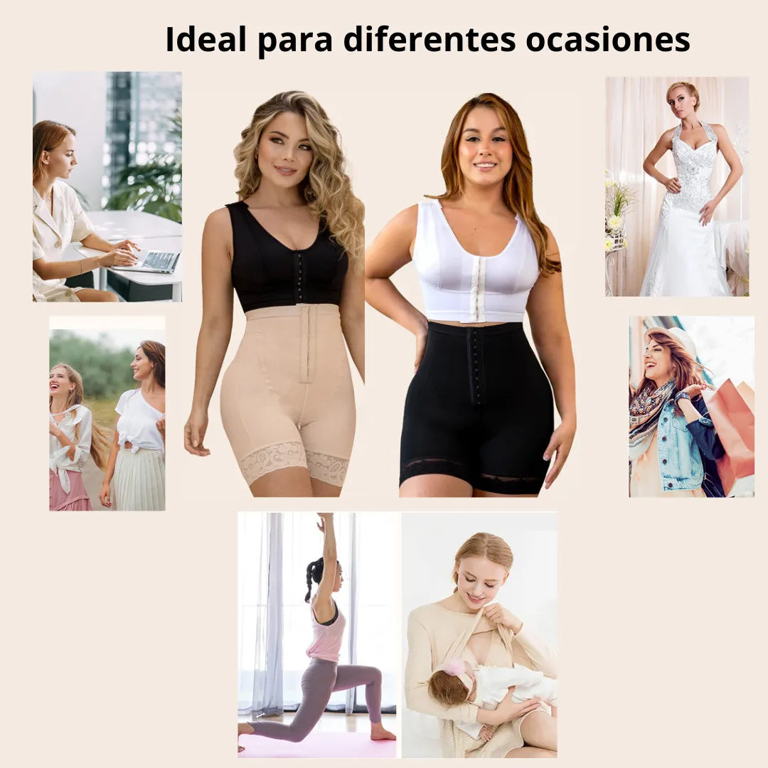 Short Con Broche Tiro Alto