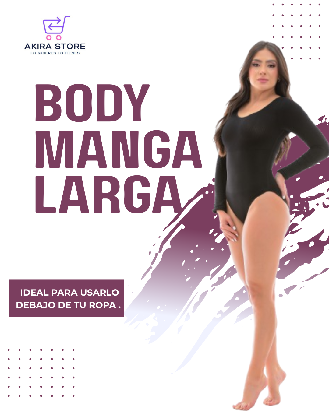 BODY MOLDEADOR MANGA LARGA